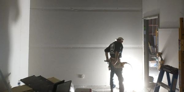 Drywall installation project by Marho Construction