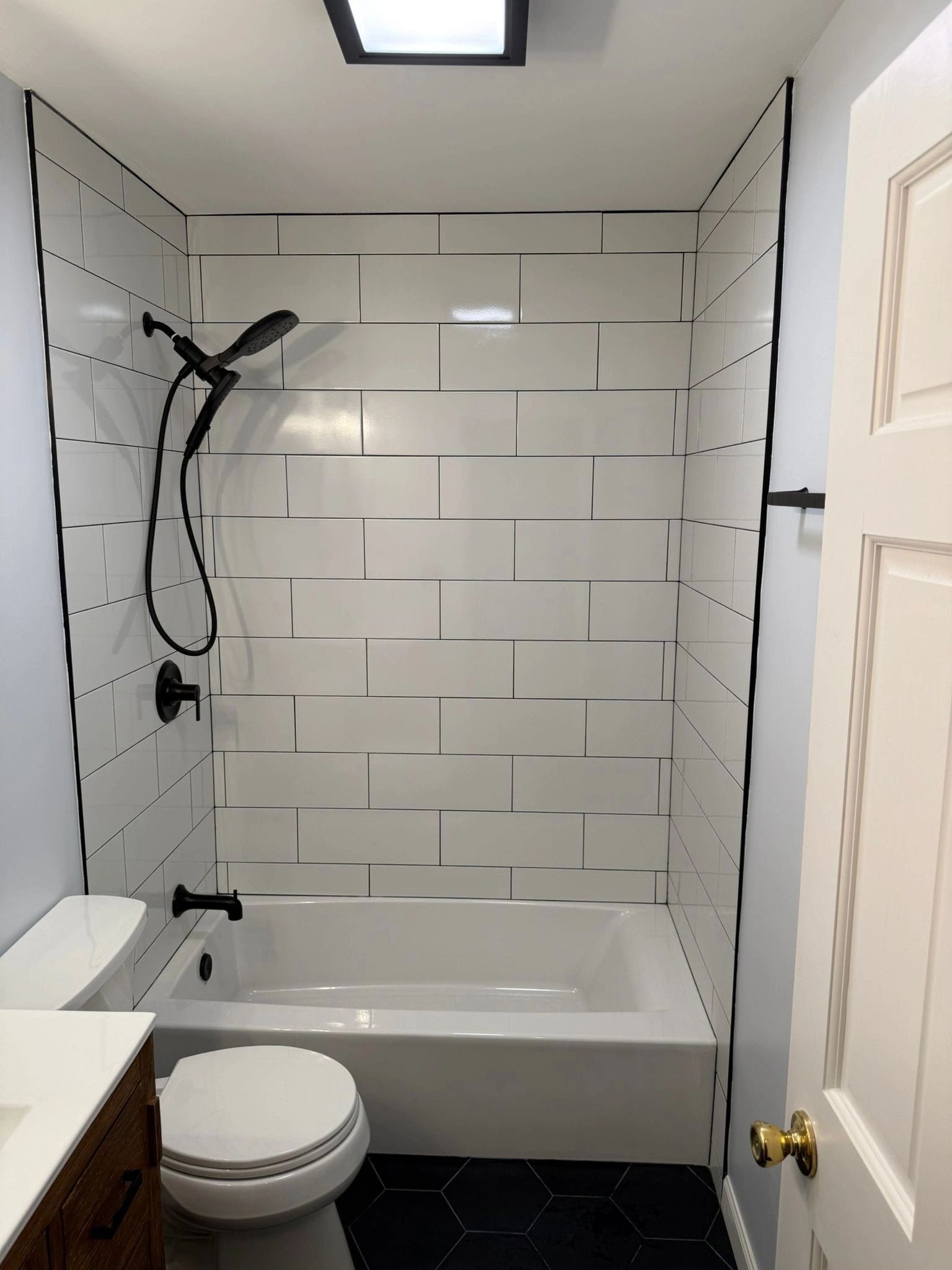Modern bathroom renovation